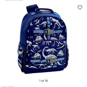 Mackenzie Navy Dino Bones Glow-in-the-Dark Backpack